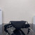 Prada Nylon Prada Triangle shoulder bag 1BH190 Black