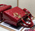 Dior M0565 Medium Lady Dior Patent Cannage Calfskin Bag Red