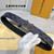 LV Women's Men's Belts Collection Louis Vuitton Initials 40MM Belt 19090