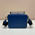 Prada 2VH069 Brique Saffiano leather bag Blue