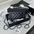 Chanel AP0250 Wallet on Chain Grained Calfskin A33814 Black Silver