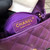 Chanel AS2215 mini flap bag with top handle Bag Purple