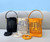Fendi 8BS010 Mon Tresor Leather And Mesh Mini Bag 8361 Orange - luxibagsmall