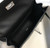 Hermes Kelly 22cm of Danse Leather Bag 20350 Black - luxibagsmall