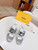 Fendi 8R8287 Baguette Slides Leather Silver