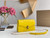 Bvlgari 291859 Serpenti Forever Chain Wallet Yellow