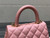 Chanel AS2215 mini flap bag with top handle Bag Pink