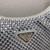 Prada 1NE515 Satin mini-bag with artificial crystals white
