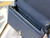 Dior S0855 Dior Lady Dior Pouchblack Ultramatte Cannage Calfskin Navy Blue - Voguebags