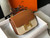 Hermes H082060 Constance Slim Wallet Epsom calfskin Brown