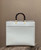 Fendi 8BH386 Sunshine Medium Fuchsia Leather Shopper Bag 8535 White