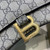 Balenciaga 593546 Hourglass Small Top Handle Calfskin Bag apricot