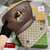 Gucci 699268 Blondie shoulder bag Beige and ebony GG Supreme canvas