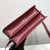 Burberry 80103371 Medium Leather TB Bag Wine Red