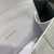Balenciaga 592833 Hourglass XS Top Handle Bag White Gold