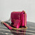 Prada 1BD108 Medium Leather Prada Diagramme Bag Plum