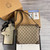 Gucci 626363 GG Shoulder Bag With Leather Details Beige/Ebony