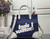 LV M46113 Louis Vuitton Carry It Bag 25cm Monogram Canvas Spring/Summer 2021 Collection Blue