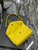 Saint Laurent Lou lou Puffer Mini Bag YSL 620333 Canvas and smooth leather Yellow