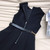 Dior 241R47 Mid Length Belted Dress Black