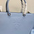 Prada 1BA335 Large Saffiano leather handbag Blue