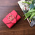 LV M69175 Louis Vuitton LV Pont 9 Compact Wallet Cowhide Leather Red - luxibagsmall