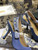 Dior KCP867 J'ADIOR Slingback Pump Light Blue Metallic Fabric - luxibagsmall