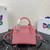 Prada 1BA269 Small Prada Kristen Saffiano bag Pink