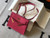 Hermes Kelly Danse  22cm Leather Bag 20351 Plum - luxibagsmall
