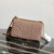Prada 1BD108 Medium Leather Prada Diagramme Bag Apricot