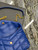 Saint Laurent Lou lou Puffer Mini Bag YSL 620333 Canvas and smooth leather Blue
