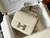 Hermes Constance Shoulder Bags Epsom Leather Silver H28419