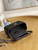 Chanel A81194 Vanity with chain Calfskin Sliver Black