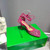 Bottega Veneta BV 667206 Rhinestone mesh and leather sandals V0GU11016