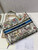 Dior M1286 Large Book Tote Latte D-Constellation Embroidery