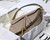Dior M0446 Dior Saddle Bag Grey Grained Calfskin