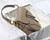 Dior M0446 Dior Saddle Bag Grey Grained Calfskin