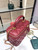 Chanel AP2199 Vanity With Chain Lambskin Gold Tone Red