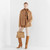 Fendi FNE91 Peekaboo ISEEU MEDIUM Brown Leather Bag