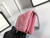 Gucci 625693 GG Marmont Card Case Wallet Pink - luxibagsmall