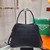 Prada 1BA282 Medium Saffiano Leather Prada Matinee Bag Black - luxibagsmall