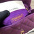 Chanel A92990 Medium Flap Bag With Top Handle Bag Purple