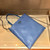 Prada 1BA252 Nylon Handbag Blue