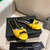 Yves Saint Laurent Bianca Flat Mules In Smooth Leather Lemon yellow 30154 - luxibagsmall