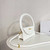 Jacquemus 213BA003 Le sac Rond Circle purse White