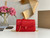 Bvlgari 291859 Serpenti Forever Chain Wallet Red