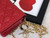 Dior S0204 Lady Dior Pouch Ultramatte Cannage Calfskin Red