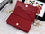 Dior S0204 Lady Dior Pouch Ultramatte Cannage Calfskin Red