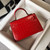 Hermes Kelly Bag Designer Hermes 19CM Shoulder Mini Bag Red 20454