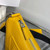 Prada Leather Prada Triangle shoulder bag 1BH190 Yellow